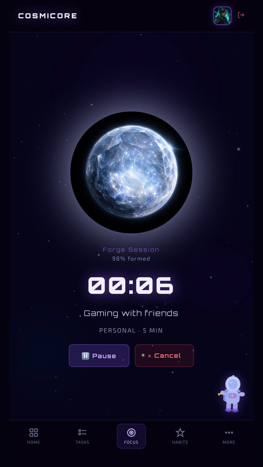 Focus Screen